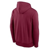 Sweat à capuche Nike Garnet Florida State Seminoles Team Stacked Performance pour homme