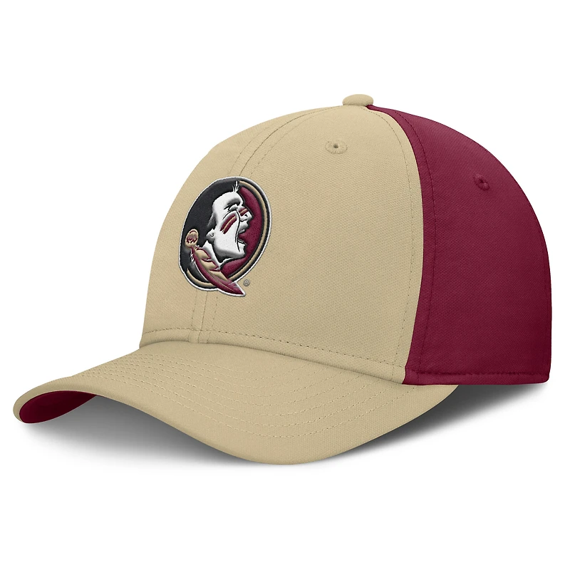 Casquette Nike Flex Performance Locale Or/Grenat Florida State Seminoles 2025 pour homme