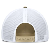 Men's Nike  Gold/White Florida State Seminoles 2025 On-Field Rise Engineered Trucker Adjustable Hat