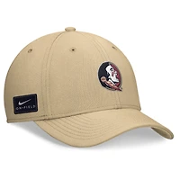 Casquette Nike Gold Florida State Seminoles 2024 On-Field Swoosh Flex pour homme