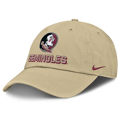 Men's Nike Gold Florida State Seminoles 2025 On-Field Club Adjustable Hat