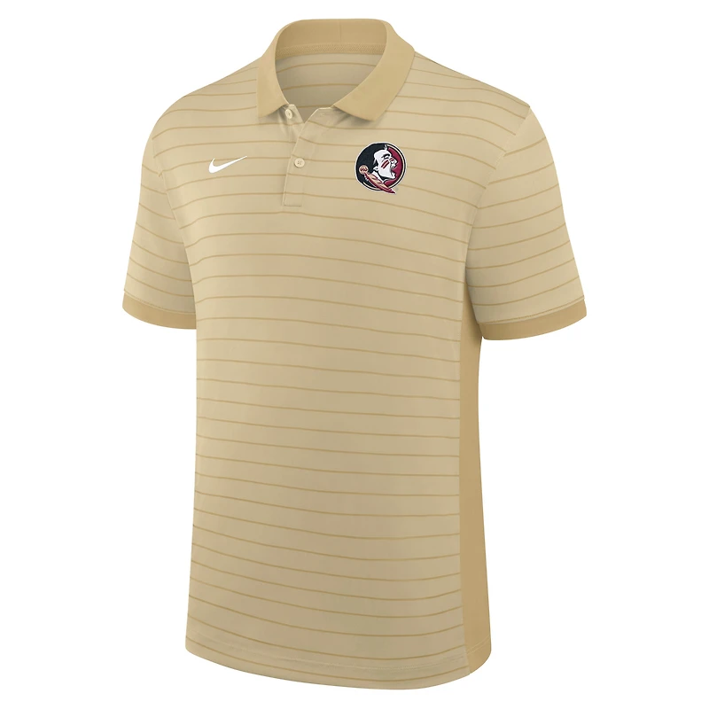 Men's Nike Garnet Florida State Seminoles 2026 Early Season Coaches Sideline Victory Stripe Dri-FIT Polo