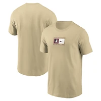 Men's Nike Gold Florida State Seminoles Campus Logo Swoosh T-Shirt