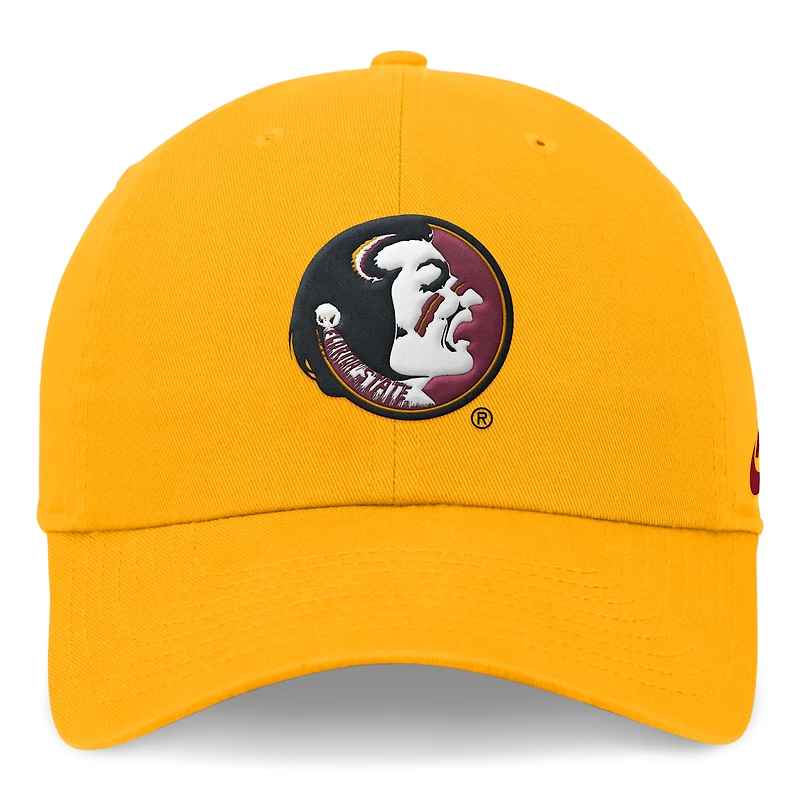 Men's Nike Gold Florida State Seminoles Legacy Club Performance Adjustable Hat
