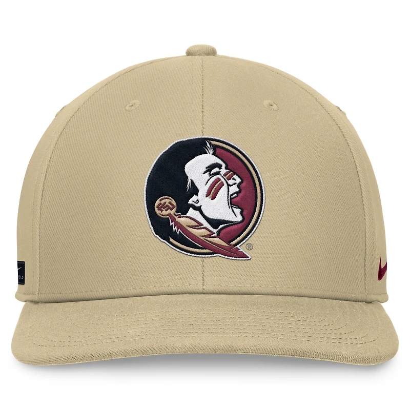 Men's Nike Gold Florida State Seminoles On-Field Pro Bill Snapback Hat