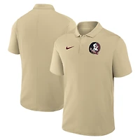 Polo Nike Gold Florida State Seminoles Primetime Victory Primary Logo Performance pour homme