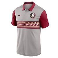 Men's Nike Gray/Garnet Florida State Seminoles Vapor Dri-FIT Polo