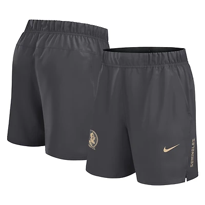 Men's Nike Gray Florida State Seminoles Primetime Woven Victory Performance Shorts