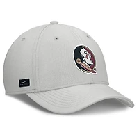 Men's Nike  Gray Florida State Seminoles Rise Practice Performance Flex Hat