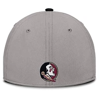 Casquette Nike grise Florida State Seminoles Rise Prep Performance Flex pour homme