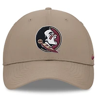 Casquette ajustable Nike Khaki Florida State Seminoles 2024 On-Field Performance pour homme