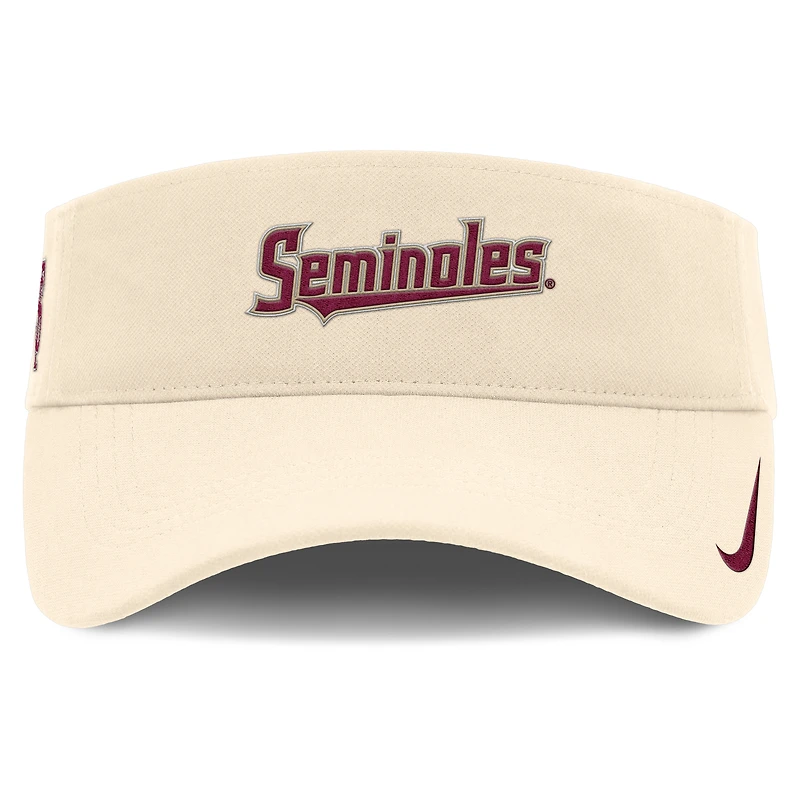 Visière ajustable Nike Natural Florida State Seminoles Primetime Ace pour homme
