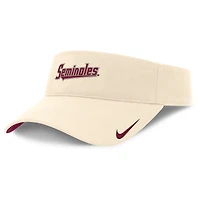 Visière ajustable Nike Natural Florida State Seminoles Primetime Ace pour homme