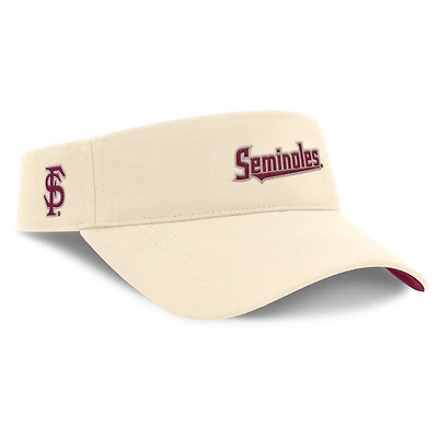 Men's Nike Natural Florida State Seminoles Primetime Ace Adjustable Visor