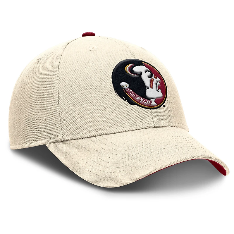 V110793 Nol 0C3B NCAA FA25 Legacy Natural 5P Rise Cap avec corde HATMENSTR NC94-0C3B-FSH-XRS #13