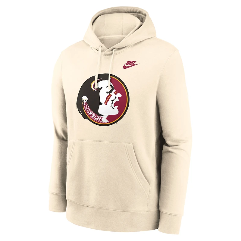 Sweat à capuche Nike Natural Florida State Seminoles Vault Logo pour homme
