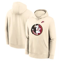 Sweat à capuche Nike Natural Florida State Seminoles Vault Logo pour homme