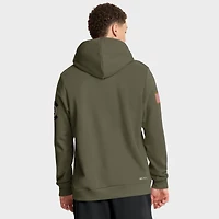 Men's Nike Olive Florida State Seminoles 2025 Military Appreciation Standard Issue Dri-FIT Hoodie
