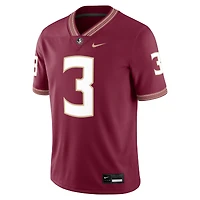 Men's Nike Trey Benson Garnet Florida State Seminoles Player Game Jersey