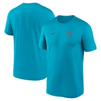 Men's Nike Turquoise Florida State Seminoles 2025 Sideline Small Logo Legend Dri-FIT T-Shirt
