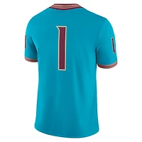 Maillot de match alternatif Nike turquoise des Florida State Seminoles pour homme