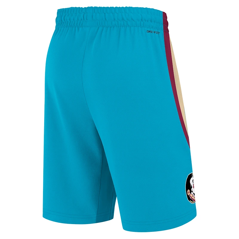 Men's Nike Turquoise Florida State Seminoles Alternate Replica Performance Basketball Shorts