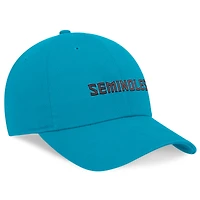 Casquette ajustable Nike Florida State Seminoles Club pour homme, turquoise