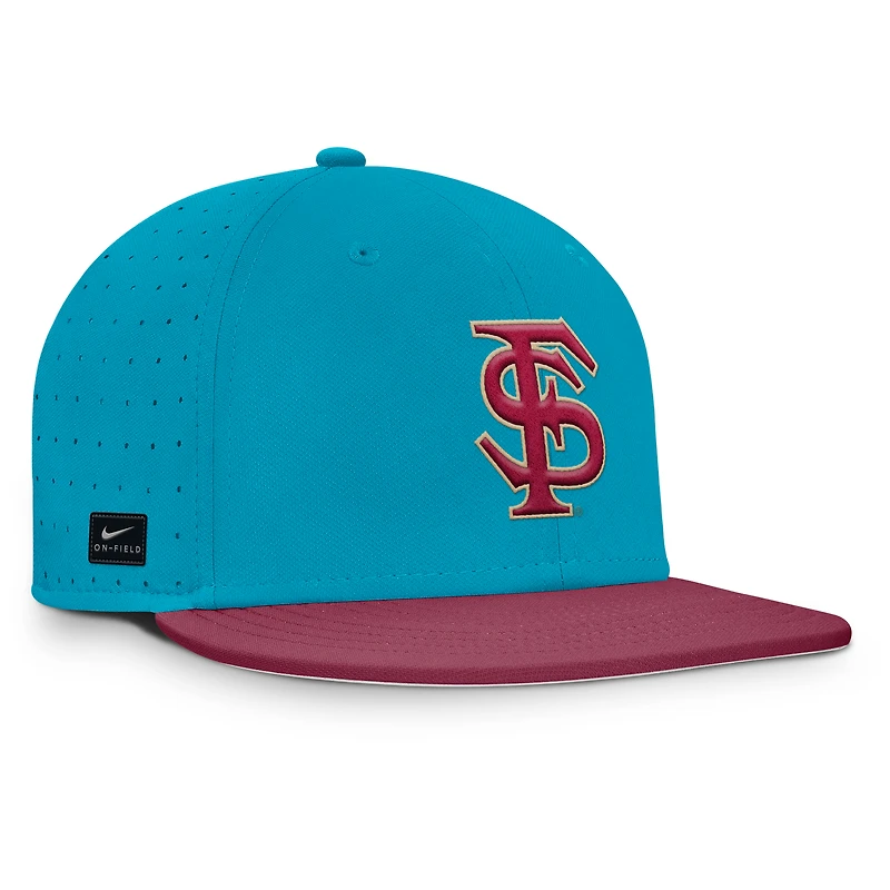 Men's Nike Turquoise Florida State Seminoles On-Field Dugout True Performance Fitted Hat