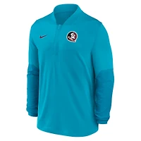 Men's Nike Turquoise Florida State Seminoles One Goal Performance Half-Zip Pullover