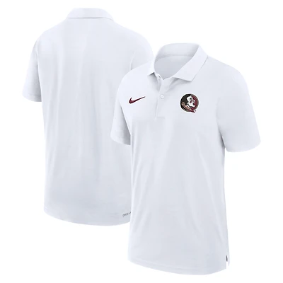 Polo tissé de performance Nike blanc Florida State Seminoles 2024 pour homme