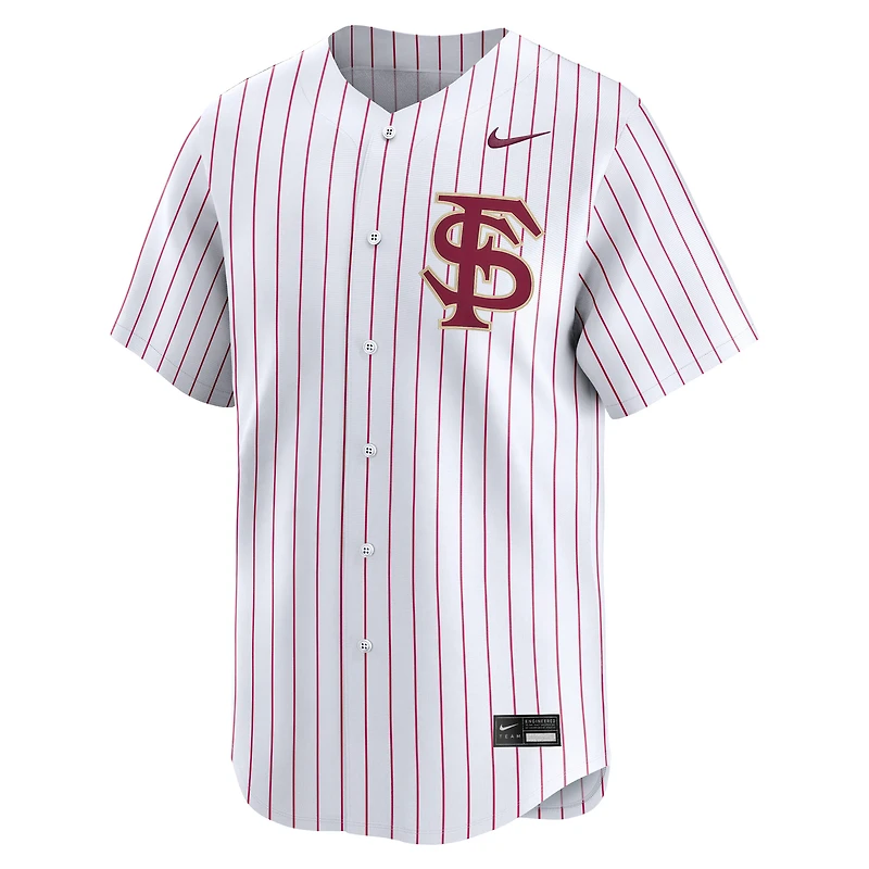 Maillot de baseball Nike blanc Florida State Seminoles pour homme, édition limitée