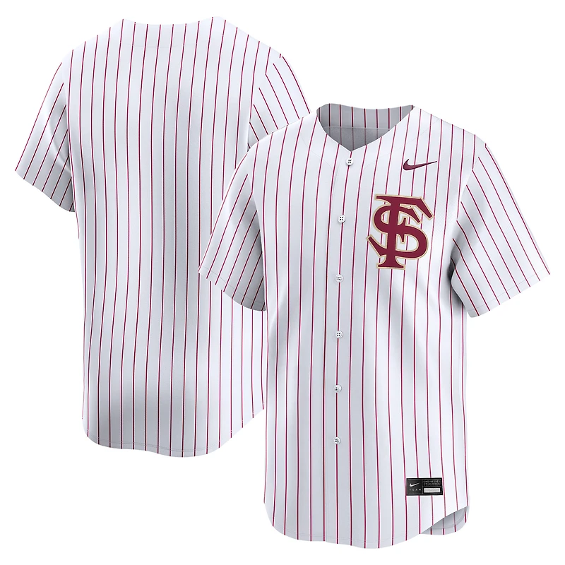 Maillot de baseball Nike blanc Florida State Seminoles pour homme, édition limitée