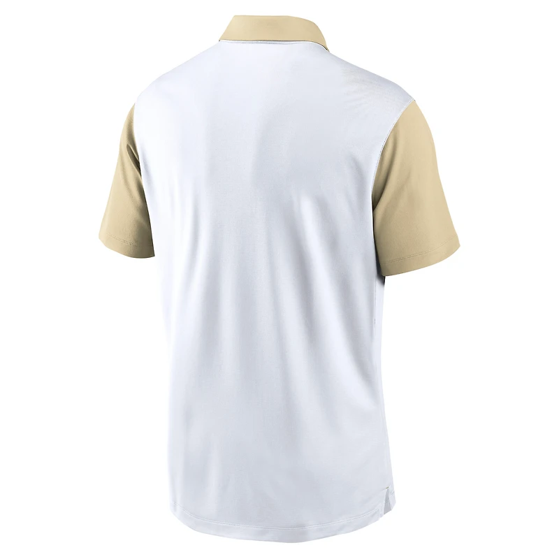 Men's Nike White Florida State Seminoles Campus Pattern Vapor Dri-FIT Polo