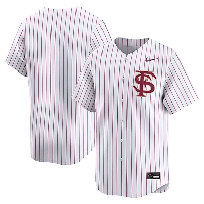 Maillot de baseball universitaire Nike blanc Florida State Seminoles pour homme, édition limitée
