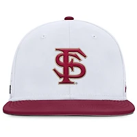 Casquette ajustée True Performance On-Field Dugout des Seminoles de l'État Floride pour homme Nike blanche