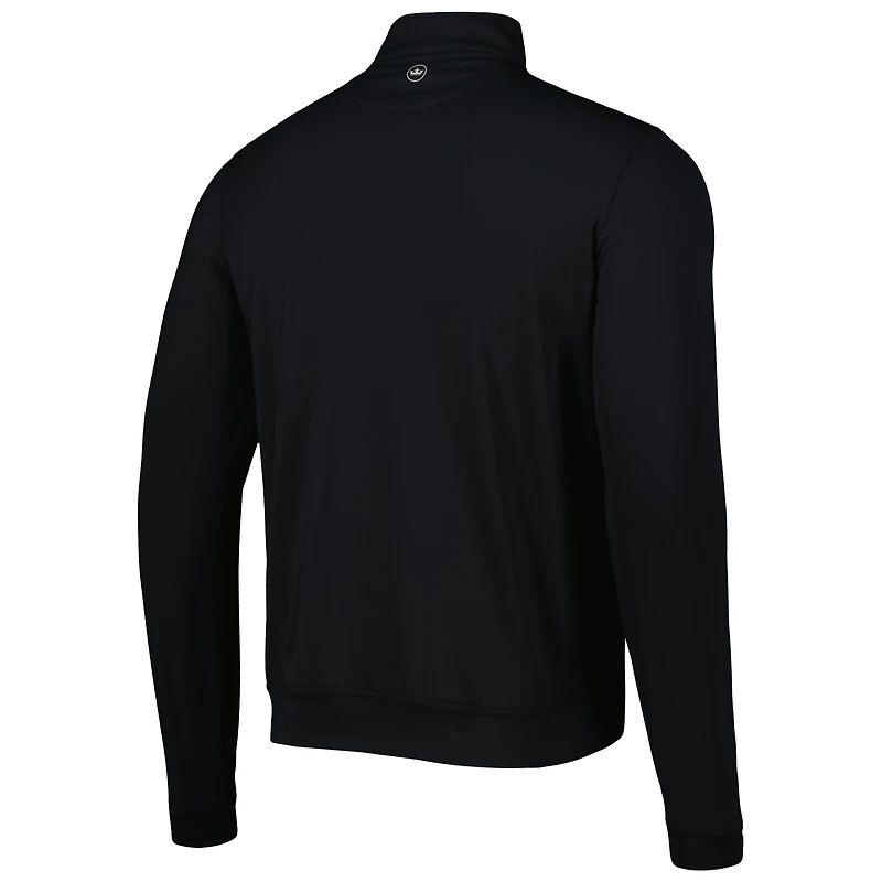 Peter Millar pour homme Noir Florida State Seminoles Perth Performance Quarter-Zip Top