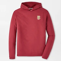 Sweat à capuche Peter Millar Grenat Florida State Seminoles Pine Performance pour homme