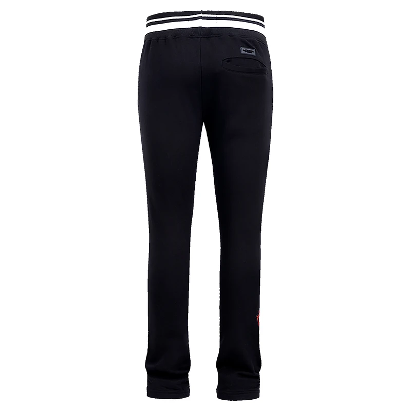 Men's Pro Standard Black Florida State Seminoles Script Tail Fleece Sweatpants