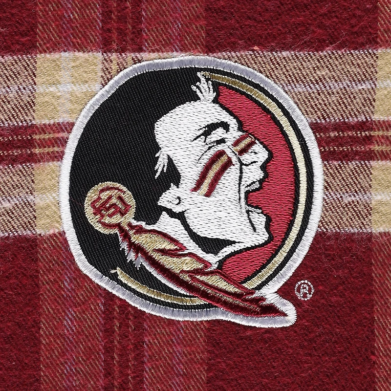Men's Profile Garnet/Gold Florida State Seminoles Big & Tall 2-Pack T-Shirt Flannel Pants Set