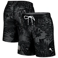 Men's Tommy Bahama Black Florida State Seminoles Santiago Palms Board Shorts
