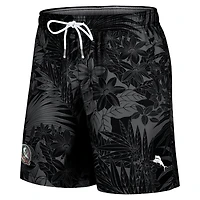 Men's Tommy Bahama Black Florida State Seminoles Santiago Palms Board Shorts