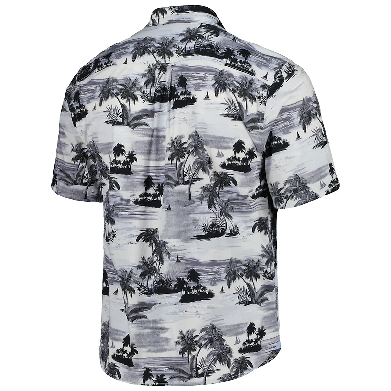 Men's Tommy Bahama Black Florida State Seminoles Tropical Horizons Button-Up Shirt