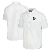 Chemise boutonnée Tommy Bahama pour hommes, Florida State Seminoles Coconut Point Palm Vista IslandZone Camp