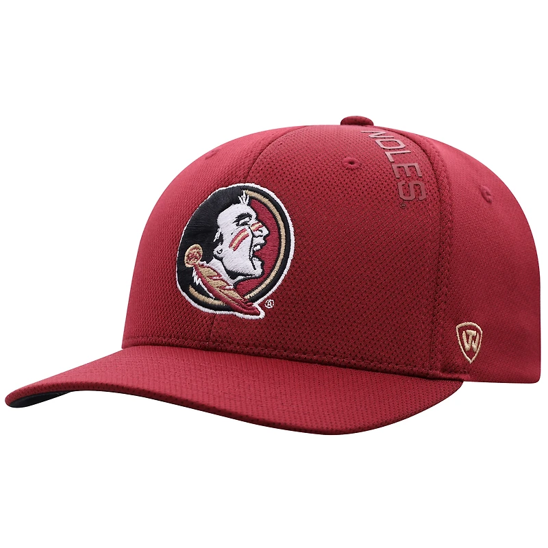 Casquette Reflex 2.0 Flex Top of the World pour homme, couleur grenat, des Florida State Seminoles