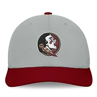 Casquette Mick Flex Florida State Seminoles Top of the World pour hommes, gris/grenat