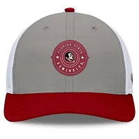 Casquette réglable Top of the World pour hommes, gris/grenat, Florida State Seminoles Rob Trucker