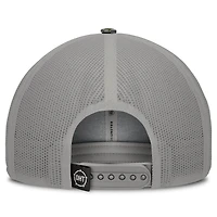 Men's Top of the World Gray Florida State Seminoles OHT Military Appreciation Pledge Trucker Camo Adjustable Hat