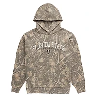 Sweat à capuche polaire camouflage Uscape Apparel pour homme, Florida State Seminoles Back Bay