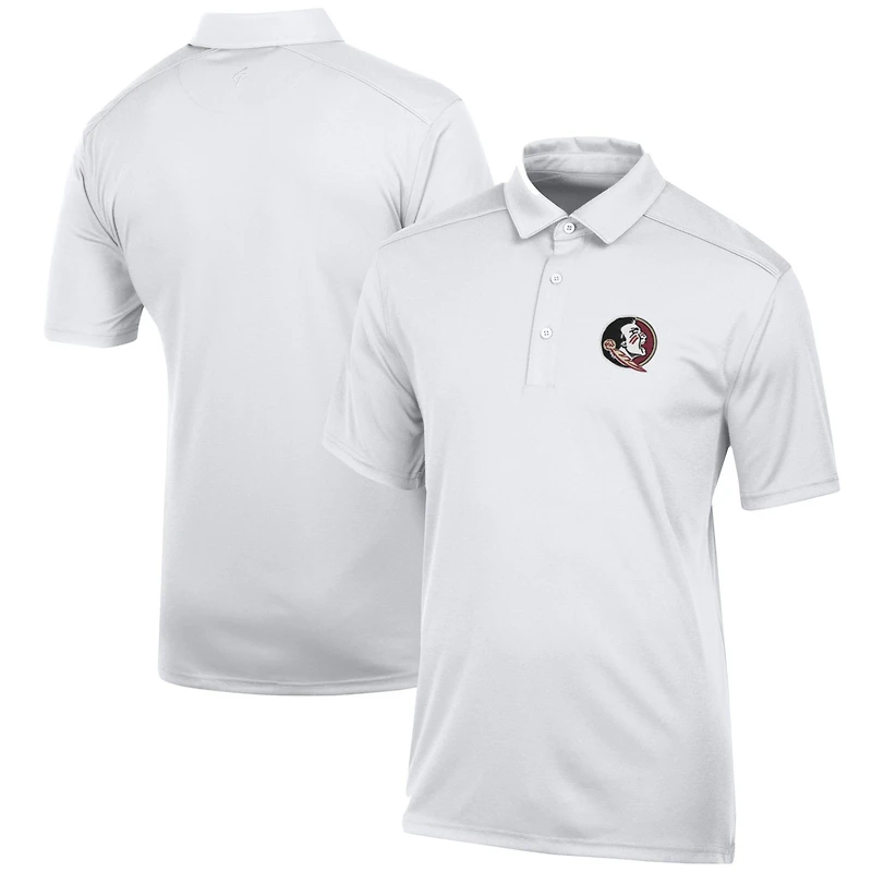 Men's White Florida State Seminoles Classic Jacquard Polo