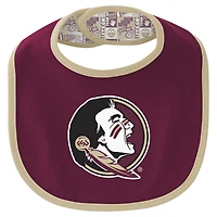 Newborn & Infant Florida State Seminoles Dynamic Duo Bodysuit, Bib Cuffed Knit Hat Set